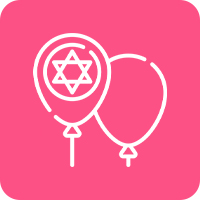 בלוני בת בר מצווה - זמן לבלונים