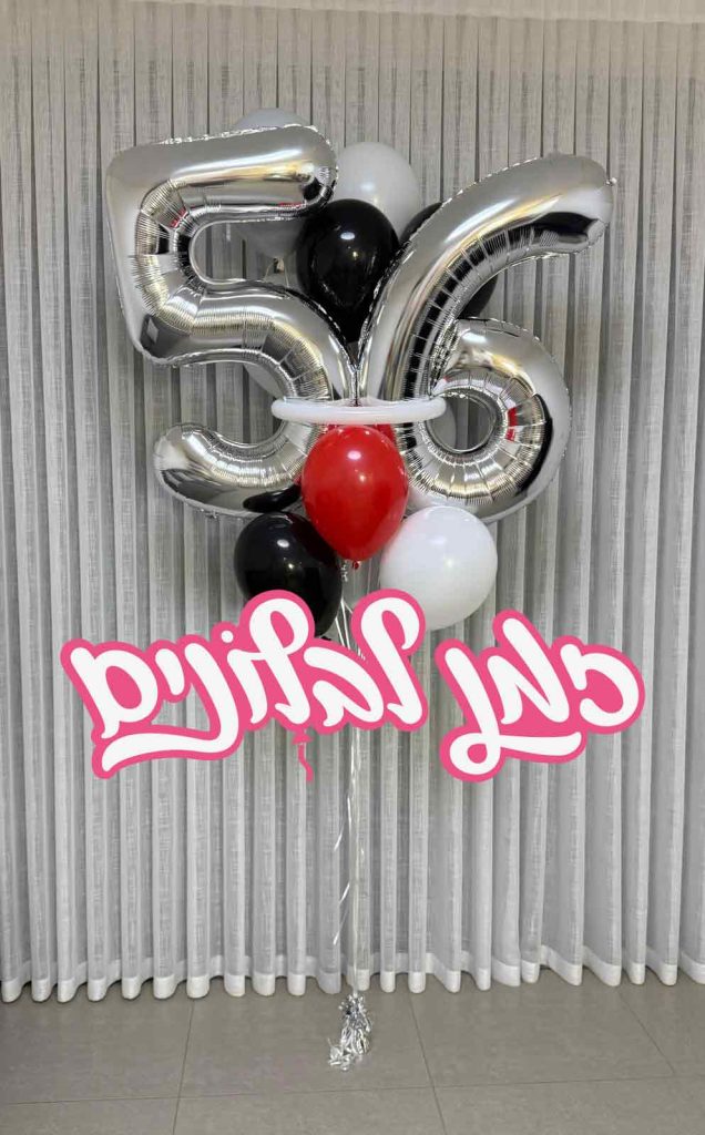 הזמנת בלונים עד הבית באזור הדרום